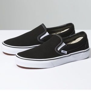 Black Slip on Vans